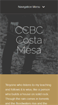 Mobile Screenshot of ccbccostamesa.com